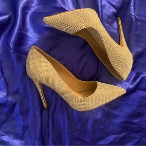 Steve Madden Sparkling Heels SILVER